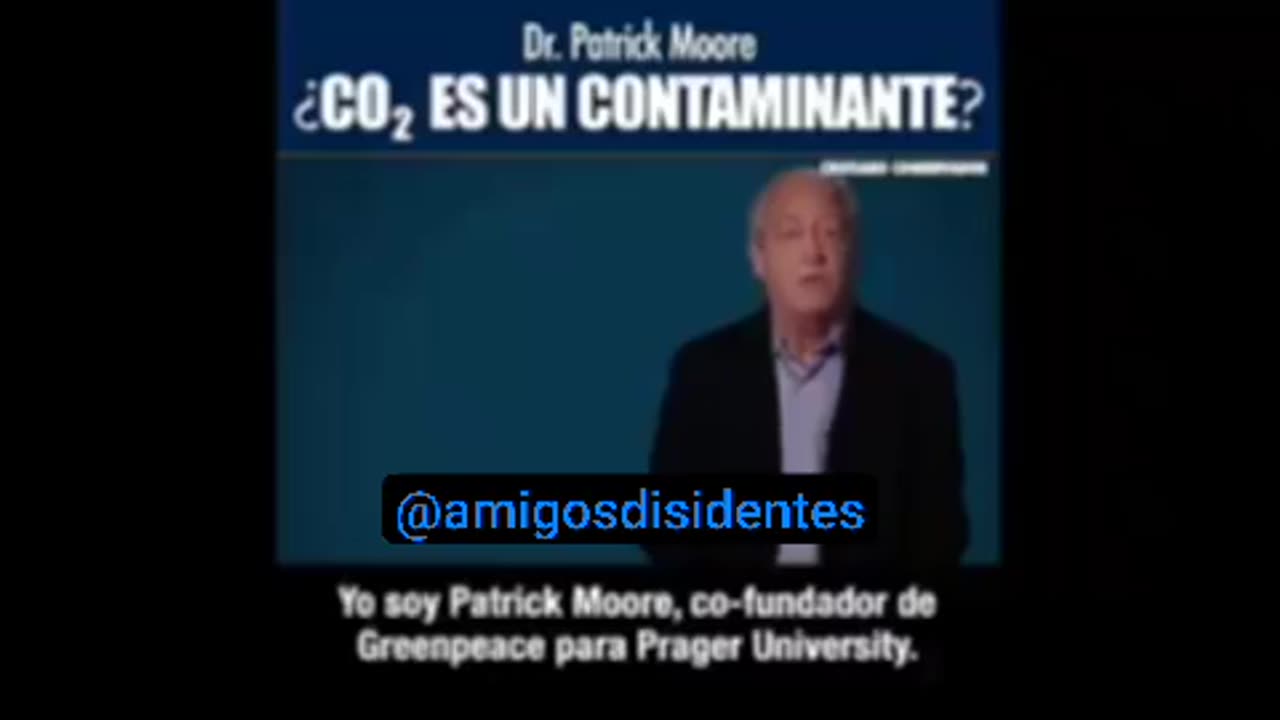 Fundador de Green Peace cuenta la verdad sobre el CO2. No es contaminante.