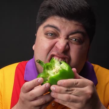 Eating Challenge | ASMR ||eating peas, bittergroud, green pepper, cherries|| EDDY ASMR