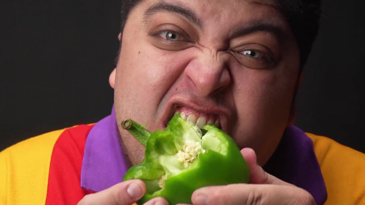 Eating Challenge | ASMR ||eating peas, bittergroud, green pepper, cherries|| EDDY ASMR
