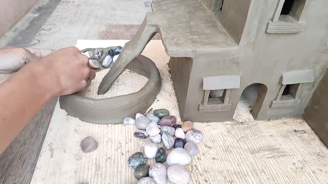 DIY Miniature House | How to Make Miniature House | Agriculture farming village | kitchen set