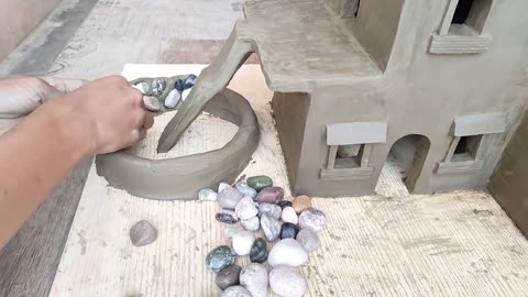 DIY Miniature House | How to Make Miniature House | Agriculture farming village | kitchen set