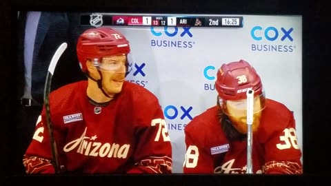 COL vs ARI - Avalanche Lead 2-1