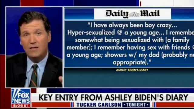 The diary of Ashley Biden, daughter of Joe Biden, she admits that she "took a bath with her father"