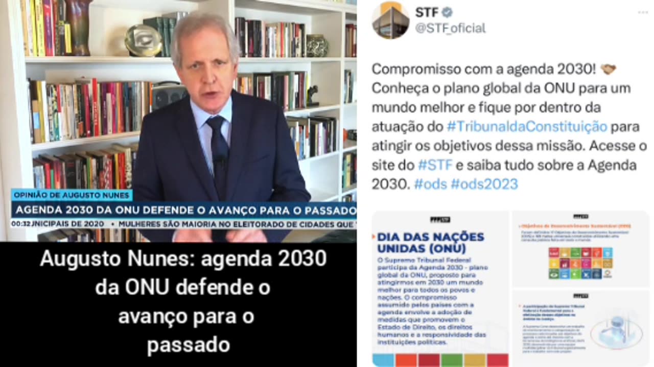 Augusto Nunes: agenda 2030 da ONU defende o avanço para o passado