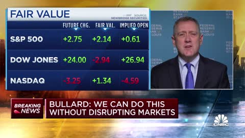 Fed President Bullard - Need at least 1% Rate Hike by July 2022