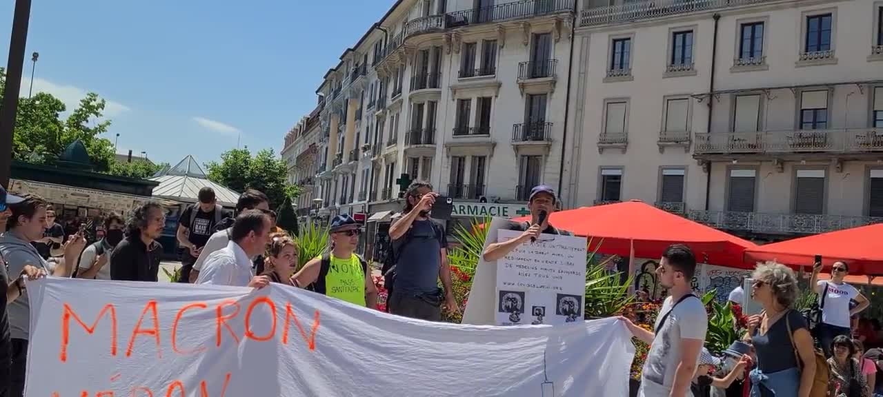 Manifestation Thonon-les-bains le 18 07 2021