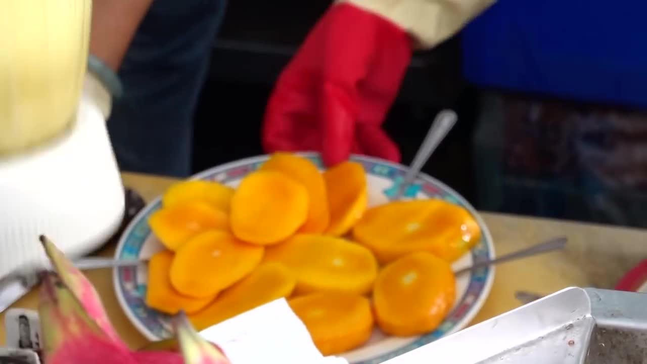 Taiwanese Street Food - Fruits Cutting Skills