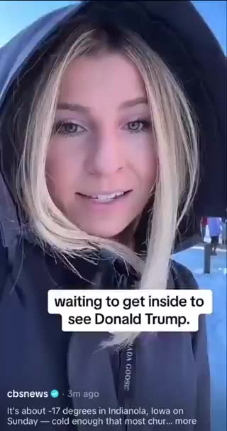 Despite the freezing weather, We the People still show up for Trump