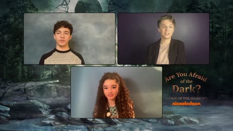 Bryce Gheisar, Parker Queenan & Malia Baker talk "Are You "Afraid of the Dark? Curse of the Shadows"