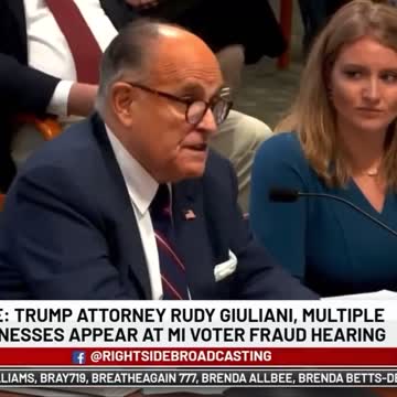 Rudy Giuliani doesn't play around.
