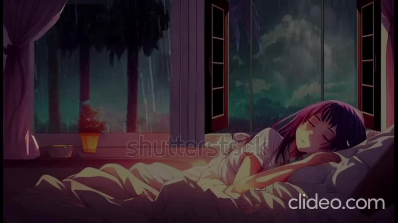 "4 Hours of Deep Sleep in Heavy Rain & Thunderstorm 🌧️ | Cozy Night Ambience with Girl