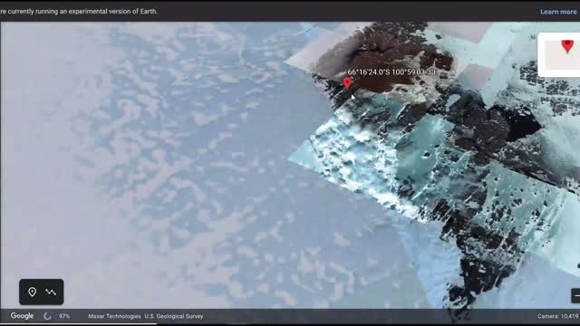 10/6/20 UFO in Antarctica; or somthing else?