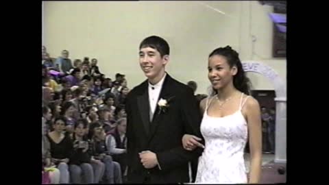 2000-01 WPHS Vids 096 Prom 062 Grand March Couple 35 by Glenn Strader