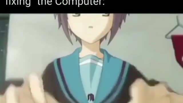 Yuki Nagato Meme - The Melancholy of Haruhi Suzumiya
