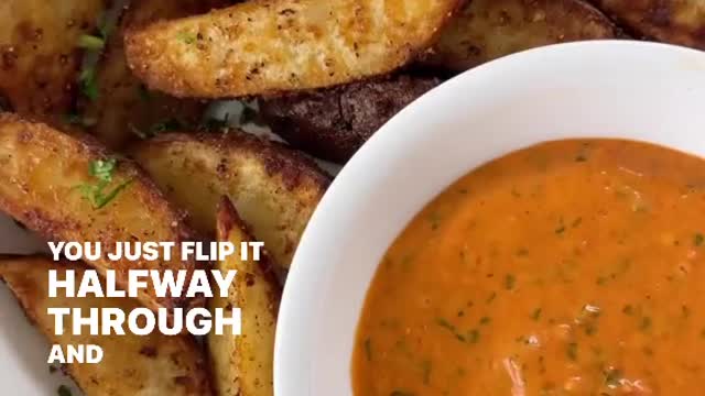 Air Fryer Potato Wedges Recipe- Quick Easy Delicious