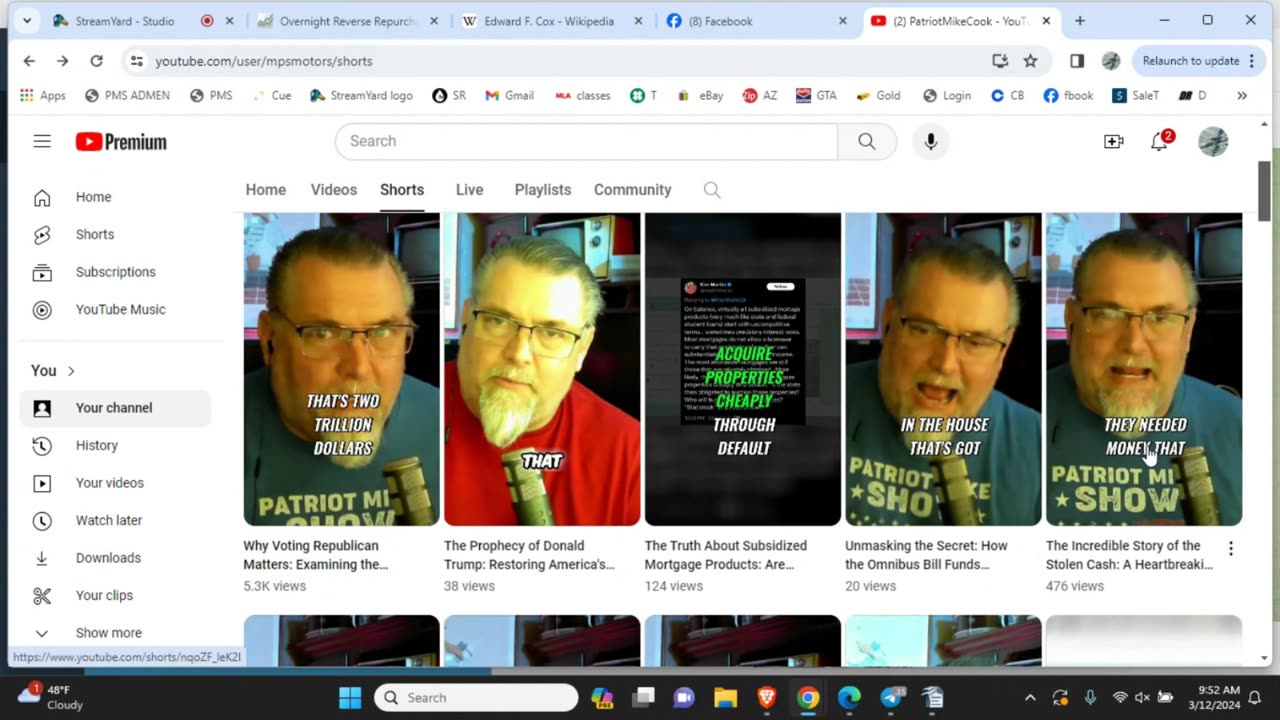 PATRIOT MIKE SHOW March 12, 2024