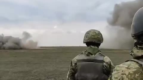 UKRAINIAN ARTILLERY IS IN ACTION