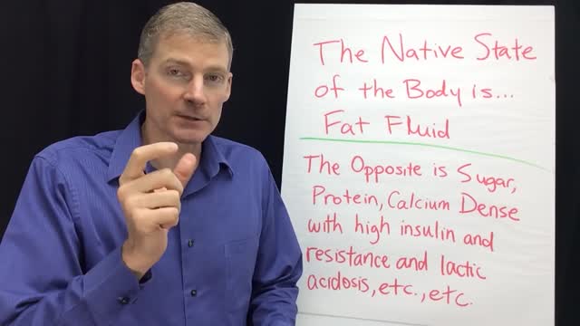 Fat Fluid is the Native State of the Human Body 107