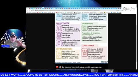 Extrait LE LIVE AH2020 DU 14102022!!! PREPAREZ-VOUS AU GRAND BORDEL