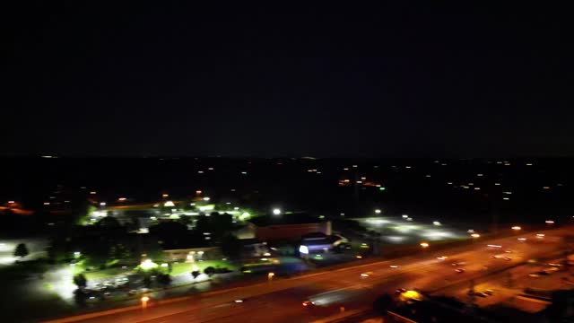 Above Nashville at nite