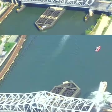 A New York City bridge got stuck open when extreme heat caused the steel to expand#short news #