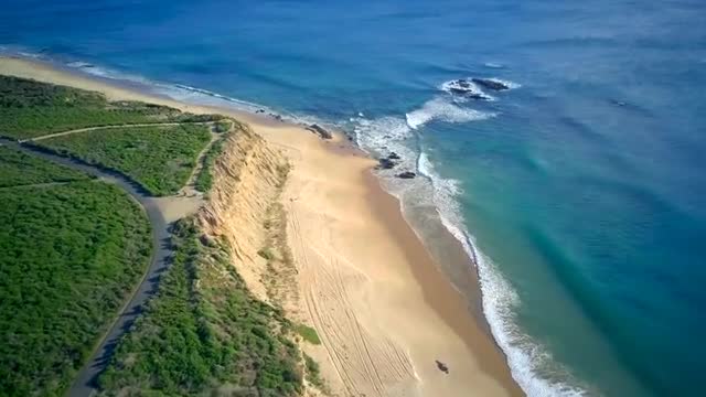 Aerial Photo of a Beach