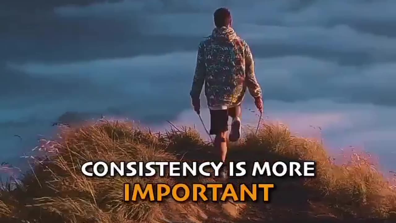 Consistency is more important than perfection. 🧠