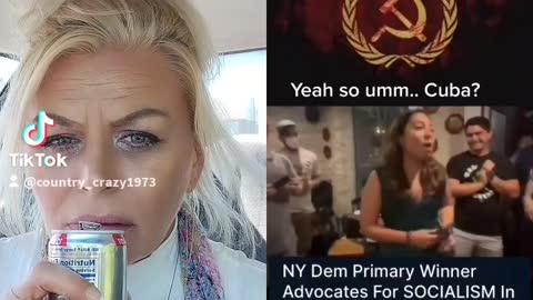Well this young lady really wants socialism