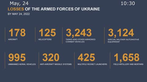 🇷🇺🇺🇦 24/05/2022 The war in Ukraine Briefing by Russian Defence Ministry