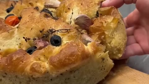 Focaccia bread 🍞 🥪 with Love ❤️😘