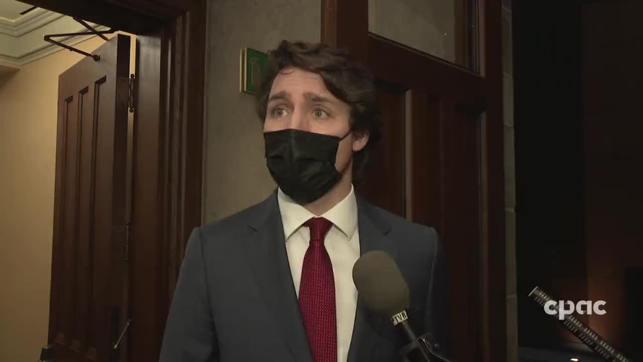 Canada's PM Trudeau - will stay focused on vaccine mandates "to avoid further restrictions."