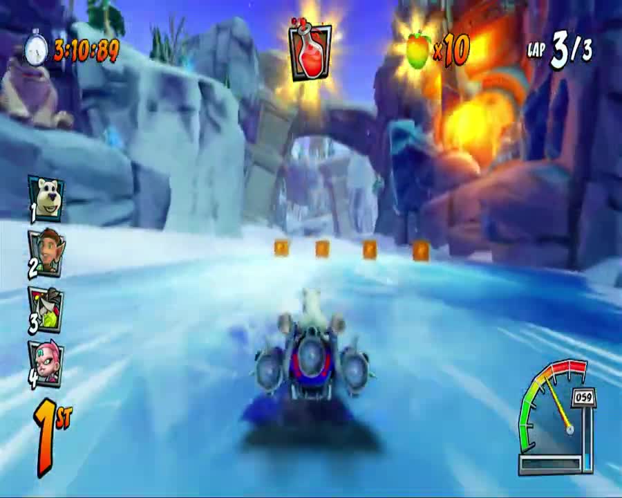 Crash Team Racing Nitro Fueled - Polar Pass Mirror Mode Gameplay