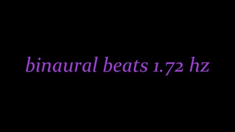 binaural beats 1 72 hz