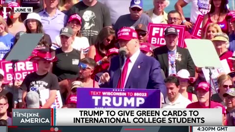 Trump to give green cards to foreign graduates/Particularly Indians/ USA news