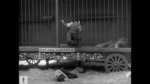 Charlie Chaplin - The Tramp encounters various animals (Clip from The Circus, 1928)