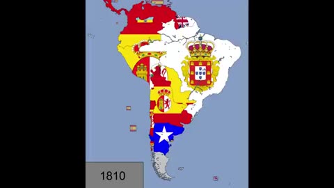 South America Timeline Of National Flags_1450_2021