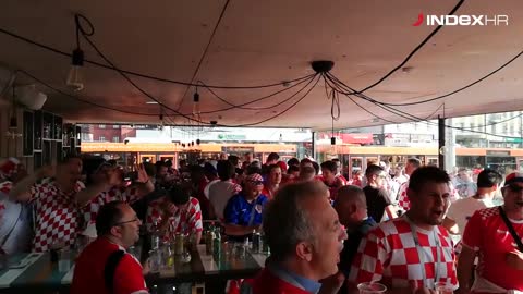 Hrvatski navijači u Rusiji uoči utakmice