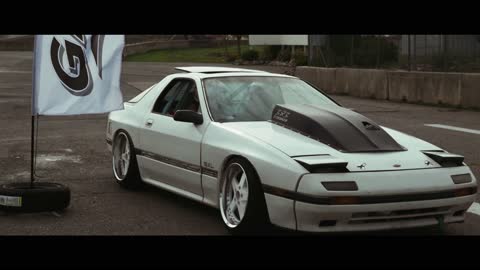 Drifting in an insane Japanese race car
