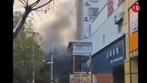 Strong fire in a four-story building in China kills 39 people