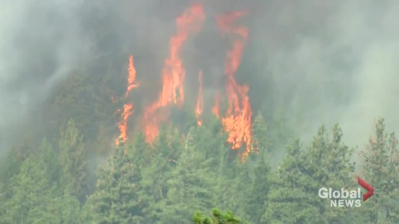 Parts of western Canada scorched by raging wildfires