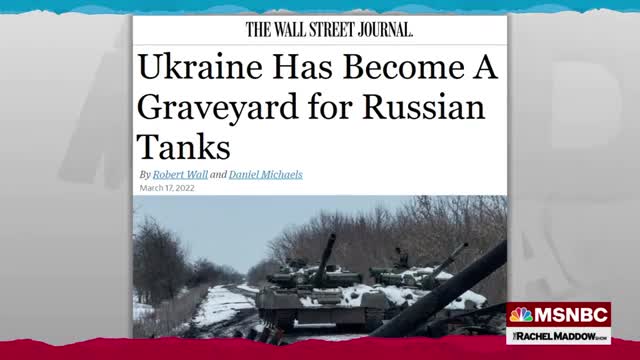 Ukraine has become a graveyard for Russian tanks