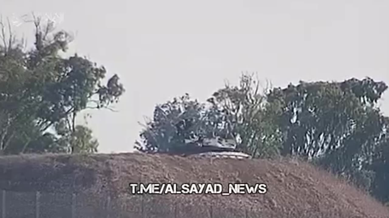 Hamas use drone to destroy Israeli army Merkava tanks