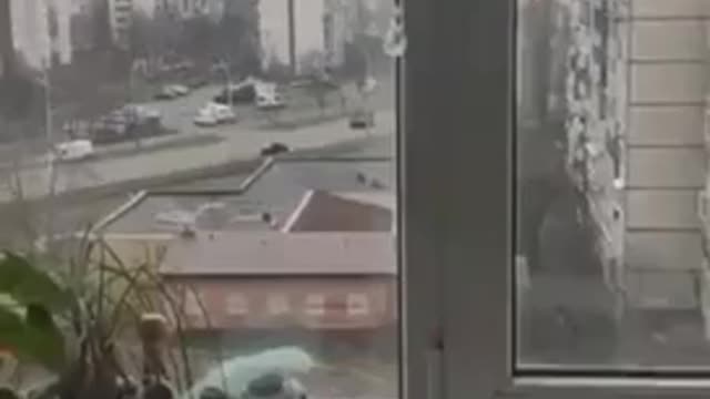 The capital, Kiev: Russian tanks run over everything that moves.