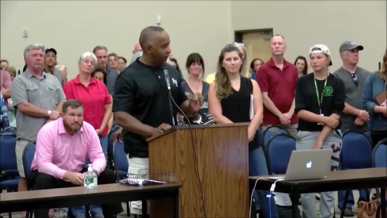 Rocky Mountain Conservative blasts CRT at a school board meeting