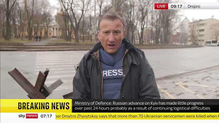Sky News Breakfast - No let-up in Ukraine violence