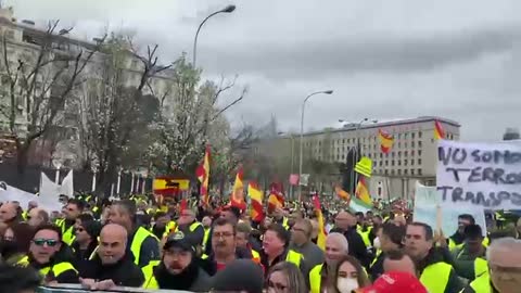 Madrid Mass Fuel Protests