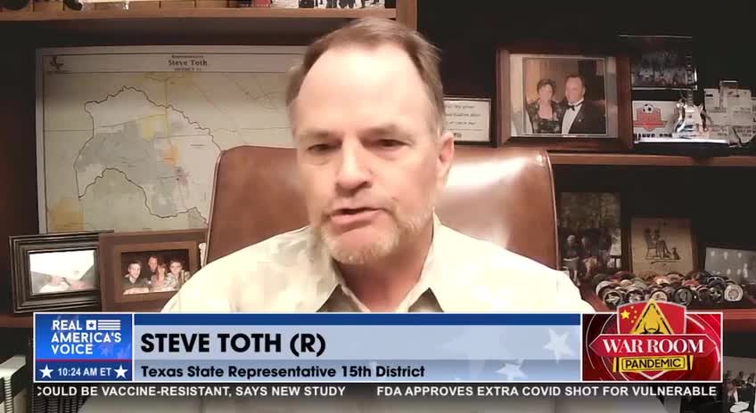 TX Rep. Steve Toth: Biden Not Running Things "He's Sock Puppet.This is Kabuki Theatre for Soros"