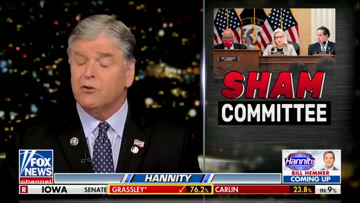 Hannity Calls Jan. 6th Hearing on Thursday a ‘Hollywood Presentation’