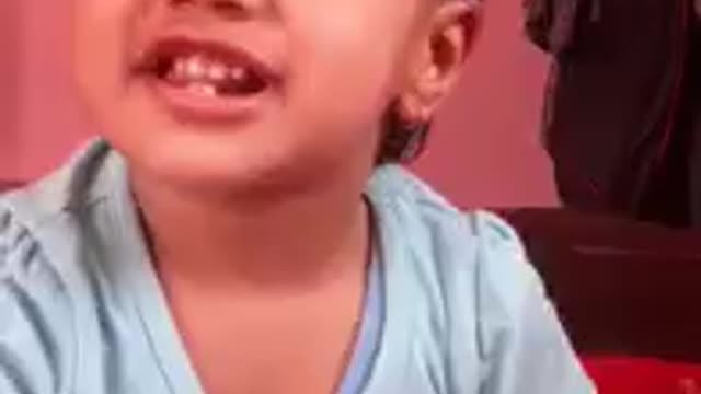 Cute 1 year old baby learning to say A B C D 😍😍