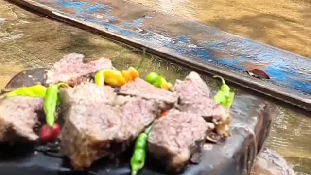 Stone barbecue